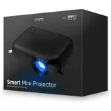 Mikamax mm – Smart Mini Projector (Full HD, 1800 lm), Beamer, Schwarz