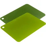 Kuhn Rikon Schneidebretter Set 2 Stk. Grün, 37L x 5B cm