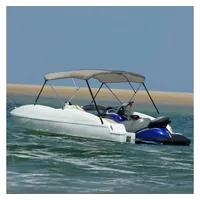 vidaXL Sonnenschutz 3-Bow Bimini-Top 183 x 180 x 137 cm Grau
