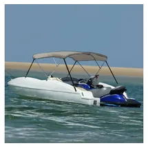 vidaXL Sonnenschutz 3-Bow Bimini-Top 183 x 180 x 137 cm Grau