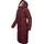Ragwear Damen, atmungsaktiver Wintermantel warmer wasserdichter Steppmantel lang mit Kapuze Pavla Long Intl Wine Red Gr. XL - XL