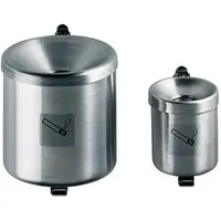 Tkg Sicherheitswandascher Ø150xH145mm silberfarbig m.Kippvorrichtung TKG