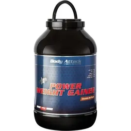 Body Attack Power Weight Gainer Erdbeere Pulver 4750 g