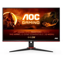 AOC 27G2SPAE/BK Gaming Monitor - 165 Hz, FreeSync Premium