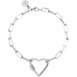 Purelei Armband Palekana Heart mit eckigen Gliedern und Herzform Armbänder & Armreife   Damen 