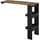 [en.casa] Bartisch Bromölla 120 x 45 x 106 cm Schwarz/Eiche
