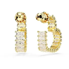 Swarovski Creolen Matrix Weiß 5693512 18k vergoldet Klein