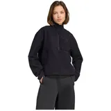 adidas City Tech High Pile Fleece Sweatshirt Schwarz S