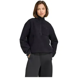 adidas City Tech High Pile Fleece Sweatshirt Schwarz S
