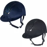 HKM Shield Sparkle Reithelme Schwarz L