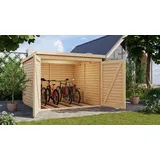 Fahrradgarage XXL Natur