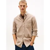 Tommy Hilfiger Langarmhemd Braun XXXL
