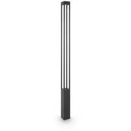 Maytoni Elbe Außenpoller Metall 200 cm 25 W inkl. LED-Lampe grau