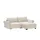 Uno Ecksofa - cream - Liegefunktion Staukasten - -