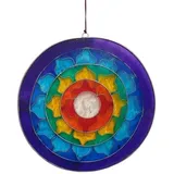 Saraswati Suncatcher "Lotus Chakra Rainbow"