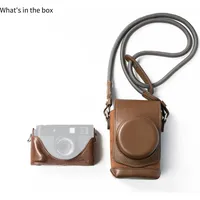 SmallRig 5218 Ledertaschen-Set für Fujifilm X half braun