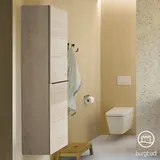 Burgbad Fiumo Hochschrank, 2 Türen, HSLZ035LF3959G0200,