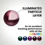 PERIPRO-303 - Glänzender 34-mm-Trackball -Schwarz