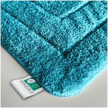 karat homeliving Badematte Atlantis Türkis 70 x 120 cm