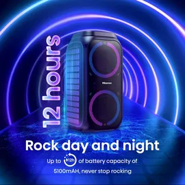 Hisense Party Rocket 160 schwarz