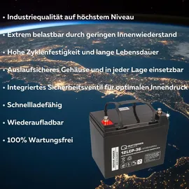 Akkuman Akku kompatibel E-Mobil und Scooter E-Lobil 2x 12V 36Ah