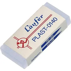 Läufer Radiergummi weiß