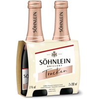 Söhnlein Brillant Sekt trocken Piccolo 11%vol. 1er Pack 2x0,2L Flasche