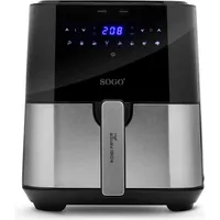 SOGO HUMAN TECHNOLOGY FRE-SS-10830 Heißluft-Fritteuse 5l 1450W Edelstahl, Schwarz