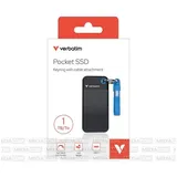 Verbatim Pocket SSD 1 TB USB 3.2 Gen2 Schwarz/Blau 32191