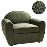 Beliani Sessel ELLEDE Bouclé 72 x 71 x 70 cm Dunkelgrün