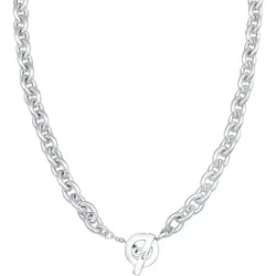 Elli PREMIUM Ankerkette Grob Glieder Unisex 925 Silber rhodiniert Ketten   