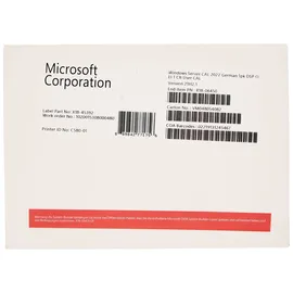 Microsoft Windows Server 2022 User CAL DE