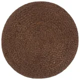 vidaXL Handgefertigter Sitzpuff Braun 40 x 45 cm Jute