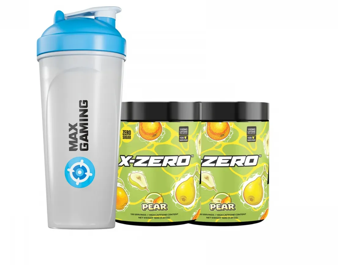 X-Gamer X-Zero Pear - 2 x 100 Portionen + Shaker