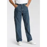 Levi's Stay Loose Carpenter Hosen Z7387 Medium Indigo Stonewash 30 34