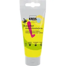 Kreul Kids Art Kinder-Künstlerfarbe Fluoreszierend Gelb 75 ml Tube,
