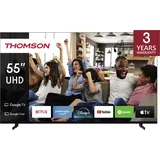 Thomson 55UG4S14 Schwarz LED-Fernseher, 55 Zoll, 4K Ultra HD, Smart TV