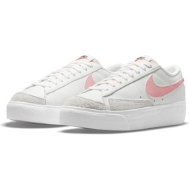 Nike Blazer Low Platform Damen white/summit white/black/pink glaze 38,5