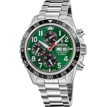 Festina Automatik Chronograph Grün Edelstahl 45,8 mm F20055/2
