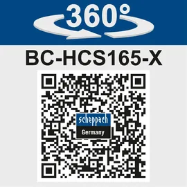 SCHEPPACH Akku-Handkreissäge BC-HCS165-X 20V Brushless Ø 165 mm ohne Akku