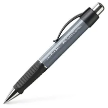 Faber-Castell Kugelschreiber Grip Plus Ball Grau 0,5 mm 1 St.