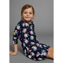 Kidsworld Jerseykleid in marine-bedruckt | Gr.: 116/122