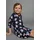 Kidsworld Jerseykleid in marine-bedruckt | Gr.: 116/122
