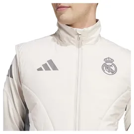 Real Madrid 24/25 Winterized Weste - Putty Mauve / Dark Grey / Charcoal - L