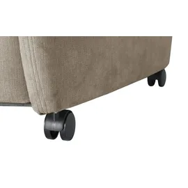 Polstermöbel Oelsa Fernsehsessel Andorra Mikrofaser 87 x 108 x 110 cm Braun mit Rollen