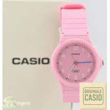 Casio LQ-24B-4B 33,5mm Kunststoffgehäuse Rosa Sportarmband Rosa
