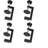 4Stück 8-54mm C klemme Kit, Tischklemme, Einstellbar schraubklemme mit Rutschfest Gummi Pad, Schraubzwingen Klein Verstellbar C Zwingen für Zwingen Schweißen Holzarbeiten