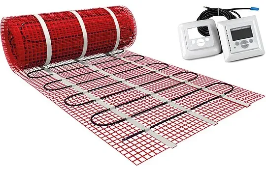 MAGNUM Elektro-Fußbodenheizung - Heizmatte 3 m2 - 230 V - Länge 6 m - Breite 0,5 m - mit Digital-Raumthermostat