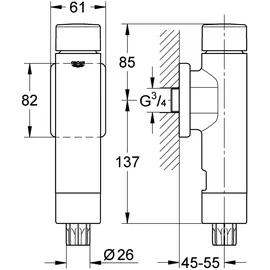 Grohe Rondo A.S. DN 20