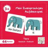 Schulbuchverlag Anadolu Mein Zweisprachiges Aufdeckspiel, Tiere, Türkisch (Kinderspiel)